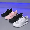 New-Products Ladies 2023 Sports Women HotCasual No-Brand Shoesメッシュレースアップ黒白いピンクの灰色のファッショントレンディなスニーカートレーナーSzie