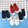 2022 printemps nouveaux baskets pour enfants garçons coupe basse anti-dérapant portable chaussures de toile décontractées filles petite chaussure blanche vente en gros et au détail