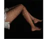 Chaussettes Bonneterie Sexy Femmes Bling Cristal Strass Élastique Résille Collants Collants Fashion305k