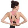 Egna varumärke kvinnor yoga bras justerbar bakspänne stötsäker sport bh kvinnor träning push up bröst anti-sagging andas löpande bh