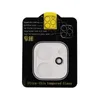 Kameralins Temperat glasskärmskydd för iPhone 15 14 13 Pro Max Mini Full Cover Protective Film With Black Circle