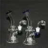 Hookahs espessura mini plataforma de óleo de vidro com 14mm feminino fácil de transportar tubulação de água de 7,3 polegadas para fumar