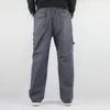 100 % Baumwolle, Sommer-Herren-Freizeithose, lockere elastische Hose für Männer, Schwarz, Armeegrün, Grau, groß und groß, Übergröße XL-6XL 5XL 210518