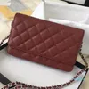 Klassische Feminina Taschen Geldbörse Luxus Damen Designer Kaviar Handtaschen Umhängetasche Schulterkette Qualitätstasche Mini Flap Bag