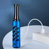 Dernier cycle de charge USB Briquet Titulaire Coloré Portable Herbe Sèche Tabac Fumer Cigarette Filtre Embouchure Conseils Conception Innovante Multi-fonction DHL Gratuit