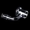 Smoking Total Clear Flat Top the reactor Quart Banger with spike bottom 10mm 14mm 18mm Male Female 45 90 degree Quartz Nail for bo6672558