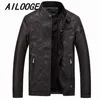 Men's Fur & Faux 2021 Arrive Leather Jacket Men PU Motorcycle Plus Size Formal Casual Slim Fit Biker Jackets Man