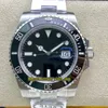 eternity Watches Clean V4 114060 Latest Version 3135 CF3135 Automatic Mechanical Ceramic Bezel SS+ 904L Steel Bracelet Black Dial (No date) Mens Watch 116610