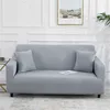 Housse de canapé élastique de couleur unie extensible tout compris s pour salon canapé chaise meubles protecteur housse 211116