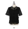 Spring Summer Fashion Slim Fit Hollow Out Women Blouses and Tops Short Sleeve Lace Shirt Blusas Mujer De Moda 8745 50 210427