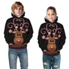 어린이를위한 추한 스웨터 크리스마스 스웨터 패션 후드 스웨터 재미 있은 어린이 소년 Grils Streetwear 2021 겨울 가을 크리스마스 Y1118