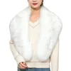 Шарфы женского зимнего шарфа из искусственного меха длинная пленка Шалл, плевать плечами теплый мягкий уютный уютный шеи теплые шейки10982042497