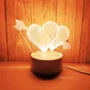 Home 3D night light smart home plug-in lamp bedroom bedside lamp creative electronic LED lamps 36 styles ZC791
