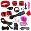 NXY SM Bondage Bed Bed Bed Game Set Donne Uomini Confortevoli Concentrati Kit Romantico BDSM Giocattoli Sesso Vibratore Capezzoli Morsetto E SK 1223