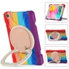 DHL Free per Samsung Galaxy Tab A 8.0 T290 T295 Custodie Full Body antiurto Heavy Duty Rainbow Kids Tablet Cover Stand Tracolla