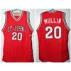 Nikivip Ron Artest #15 Basketball Jersey Chris Mullin #20 Walter Berry #21 St. John's University Retro Men's Stitched Custom Number Name Jerseys