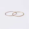 1pc Thin 1mm Minimalism Promotion Titanium Steel Rose Gold Color Anti-allergy Smooth Wedding Ring Woman Man Fashion Jewelry X0715