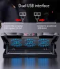 15,6 polegadas Gaming Cooler Seis fãs Duas portas USB Silent Cooling Pads Portátil Ajustável Notebook Stand Laptop