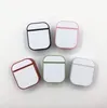 Blanco Sublimatie AirPods 3 hoesje voor Apple Earbuds 1 2 Pro draadloze koptelefoon harde plastic hoes met bedrukbare aluminium plaat instert