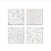 Terrazzo Tile Bar And Restaurant 600mm Vit bakgrund Färg Granule FloorTile Bed Lodging Non Slip Floor Tiles