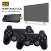 4K HD видеоигра Консоль 2.4G беспроводной контроллер GamePad USB Games Stick Can Colation 3500 Классический домашний телевизор Портативные игры игроки поддержки двойной игры M8