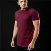 Maglie sportive da uomo primaverili T-shirt estive T-shirt fitness manica corta estiva T-shirt sportiva da uomo in cotone 107