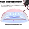 Nail Dryers Brand 180W UV LED Lamp Professional Curing Gel Dryer SUNM3 Auto Sensor Ice For Manicure Tools