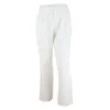 Femmes Blanc Costume Pantalon Automne Nouveau Chic INS Vente Chaude Casual Lâche Pantalon Dames Solide Taille Haute Élégant Bureau Trousses 210422