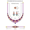Brincos Colar Romântico Elegante Conjuntos de Jóias Cubic Zirconia Charme Nupcial Dubai Jóias Para Mulheres Acessório Casamento Engageme2601795