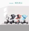 Kinderwagen#Faltbare Ei-Kinderwagen Luxus-Rosa-Kinderwagen-Baby-Kinderwagen-Set Hochlandschafts-Kinderwagen1