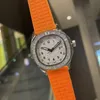 Diamond Watch Montre de Luxe 35.6 x 9.5mm Importerad rörelse Fine Steel Case Gummi Strap Womens Klockor
