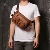 Men Leather Waist Bag Original Design Fashion Fanny Packs Male Phone Pouch High Quality Belt