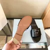 Pantofole da donna da uomo firmate di lusso di alta qualità Sandali Scarpe Slide Infradito piatte larghe moda estiva 8061