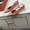 sexy delicate classical women dress shoes Limited edition 4cm 8cm heel business affairs shoe comfort Beading Buckle Ribbons Rivets with box