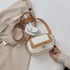 Cross Body Small Contrast Women Messenger Bag With Coin Purses And Handbags 2 Pcs/Set Clutch Crossbody Lady Luxury Leather Shoulder