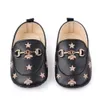 Baby Boy Shoes First Walkers Bees with Stars Newborn Baby Casual Toddler Infant Loafers Shoes PU Cotton Soft Sole Baby Moccasins