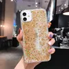 Custodie per telefoni brillanti con paillettes glitterate per iPhone 12 11 Pro Max 8 7 Plus X XR XS Crystal Bling Cover in silicone morbido