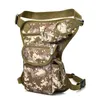 Uomini Canvas Drop Leg Bag Vita Casual Pack Cintura Hip Bum Viaggi militari Multiuso Messenger Borse a tracolla Ciclismo tattico WK855