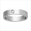 2021 Titanium Steel Silver Gold Love Ring Women Men Luxury Designer Jewelry 절대 알레르기 패션 애호가 커플 링 2799650