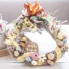 Decorative Flowers Wreaths 8 Pieces 2 Sizes Natural Grapevine Vine Branch Wreath Garland For DIY Christmas Craft Rattan Front Do4643635