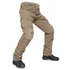 Abbigliamento tattico mimetico Pantaloni militari con ginocchiere Pantaloni cargo tattici da uomo Soldato Pantaloni dell'esercito americano Paintball Airsoft 201221