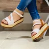 샌들 Sandalias De Verano Planas Con Agujeros Para Mujer, Zapatos Plataforma Informales Costura, A La Moda