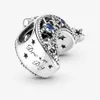 100% 925 Sterling Silber Stars und Crescent Moon Charms Fit Original Europäische Charmalme Armband Frauen Hochzeit Engagement Jewe189s