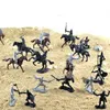 Noël Gif plastique 28 Pcs/Lot chevaliers médiévaux soldats modèle jouets chevaux soldats figurines modèles Kit de jeu enfants X0503