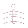 Hangers Clothing Housekee Organization Home Gardenhangers & Racks Practical Three Layer Antiskid Fish Bone Shape Plastic Clothes Hanger Stor