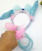 Stalls running around the rivers lakes will shake their ears when they are pinched luminous rabbit ears headband factory spot Led Rave Toy