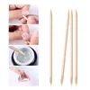 2022 New Nail Cuticle Pusher Removedor Nail Art Stick Laranja Madeira Sticks Cutícula Remoção Manicure Nails Arts Tools