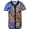 Baseball Jerseys 3D T Shirt Men Funny Print Male T-Shirts Casual Fitness Tee-Shirt Homme Hip Hop Tops Tee 021