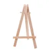 8x15cm Mini treppiede in legno naturale Cavalletto Decorazione di nozze Pittura Piccolo supporto Menu Board Accessoriy Stand Display Titolari DD283