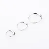 Biżuteria Body Chirurgiczna stalowa pierścionki Piercing Nos Ring Hoop Lip Earing 6/8 / 10mm Przebiły Clip Prezent Cartilage Stud Kolczyki